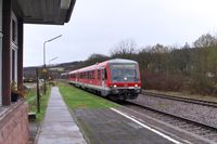 628 466 RB Dillingen - Niedaltaltdorf Einfahrt in Hemmersdorf 02.02.2020kl2